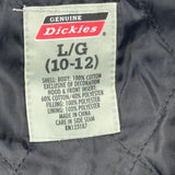 Age 10-12 Dickies Jacket - Large Black Cotton