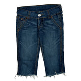 True Religion Denim Shorts - 30W US 4 Blue Denim