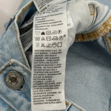 501 Levis Jeans - 27W 29L Light Wash Cotton