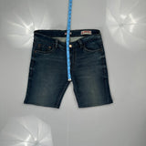 True Religion Denim Shorts - 32W 10L Dark Wash Denim