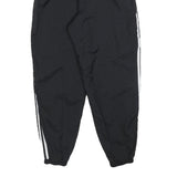 ADIDAS Womens Joggers Black & White Regular Tapered UK 10 W26 L26 Track Pants