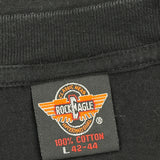 Parque De La Naturaleza De Cabárceno Rock Eagle Single Stitch T-Shirt - Large Black Cotton