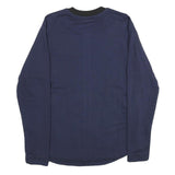 PUMA Mens Navy Blue Cotton Blend Zip Jacket L Sportswear Casual Active