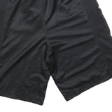 AIR JORDAN Mens Black & Red Casual Shorts S W26 Polyester Sports Gym