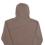 KARL KANI Mens Brown Cotton Blend Hoodie S Signature Script Pullover