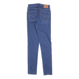 LEVI'S 721 Womens Jeans Blue Slim Skinny Denim Medium W26 L32 Stretch Cotton