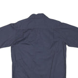 WRANGLER Mens Blue Short Sleeve Cotton Blend Casual Shirt M Workwear