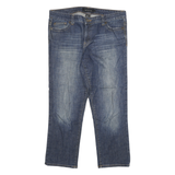 CALVIN KLEIN Womens Jeans Blue Regular Straight Denim Light W34 L27 Stylish