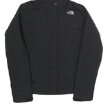 THE NORTH FACE Womens Black Outdoor Jacket XS Nylon Zip Hooded Plain Lightweight
