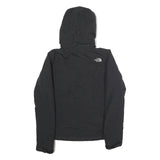 THE NORTH FACE Womens Black Outdoor Jacket XS Nylon Zip Hooded Plain Lightweight
