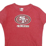 NFL Womens Red San Francisco 49ers Graphic T-Shirt L Short Sleeve Crew Neck