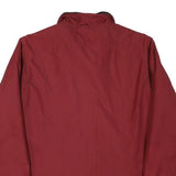 JACK WOLFSKIN Mens Red Outdoor Jacket M Polyester Blend Zip Lightweight