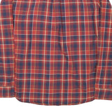 LEVI'S Mens Red Navy & Yellow Check Shirt M Cotton Blend Long Sleeve Casual