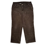 Carhartt Double Knee Carpenter Pants - 32W 29L Brown Cotton