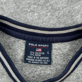 Polo Sport Fleece - Large Gray Polyester