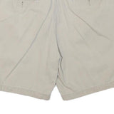 NAUTICA Mens Shorts Beige Casual Plain XL W34 Lightweight Cotton Blend