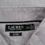 Ralph Lauren Slim Fit Shirt - XL Purple Cotton