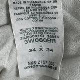 Wrangler Cargo Trousers - 34W 34L Khaki Cotton