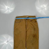 Carhartt Carpenter Trousers - 32W 34L Brown Cotton