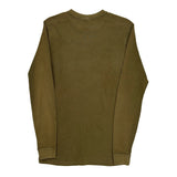 Carhartt Long Sleeve T-Shirt - Small Green Cotton