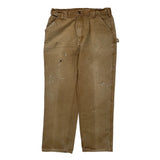 Carhartt Carpenter Trousers - 35W 34L Brown Cotton