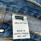 501 Levis Jeans - 34W 30L Blue Cotton