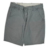 Levis Chino Shorts - 32W 10L Gray Cotton