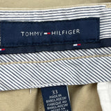 Tommy Hilfiger Chino Shorts - 33W 10L Beige Cotton