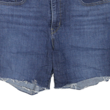 LEVI'S Womens Denim Blue Casual Cotton Blend Shorts M W32 Shaping Straight