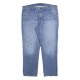 TOMMY HILFIGER Mens Jeans Blue Regular Straight Denim Medium W40 L30 Classic Zip