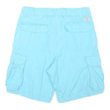 CHAPS Mens Shorts Blue Cargo M W30 Cotton Blend Casual Pockets Comfortable