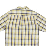 CARHARTT Mens Yellow & Grey Check Shirt L Cotton Blend Casual Workwear