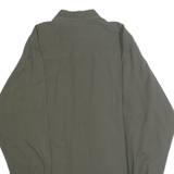 BUGLE BOY Mens Green Classic Cotton Shirt L Button Down Long Sleeve