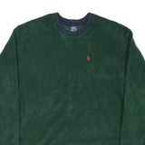 POLO RALPH LAUREN Mens Green Crew Neck XL Sweatshirt Polyester Pullover Long