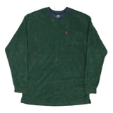 POLO RALPH LAUREN Mens Green Crew Neck XL Sweatshirt Polyester Pullover Long