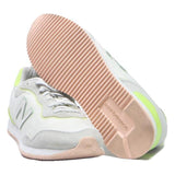 NEW BALANCE Womens Classic Low Top Trainers White & Lime Synthetic UK 4.5