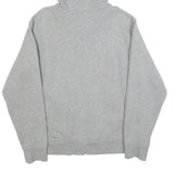 TIMBERLAND Mens Grey Hoodie Cotton Full Zip L Casual Outdoor Sweatshirt