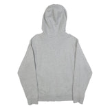 TIMBERLAND Mens Grey Hoodie Cotton Full Zip L Casual Outdoor Sweatshirt