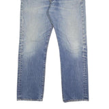 LEVI'S 501 Mens Jeans Blue Regular Straight Denim Medium W33 L30 Classic Button