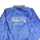 CARDINAL Mens Blue Nylon Button Jacket L Plain American Heritage Tour 2010