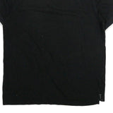 NAUTICA Mens Black & White Short Sleeve Plain L Cotton Polo Shirt Contrast