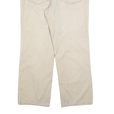TOMMY HILFIGER Mens Beige Regular Fit Straight Leg Trousers W34 L30 Cotton Blend