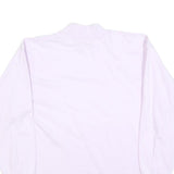 MASER Womens White Cotton Blend Pullover Sweatshirt M High Neck Long Sleeve