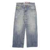 TAKE TWO Mens Jeans Blue Relaxed Straight Denim Medium W34 L31 Casual