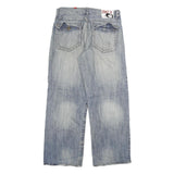 TAKE TWO Mens Jeans Blue Relaxed Straight Denim Medium W34 L31 Casual