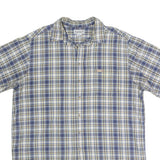 CARHARTT Mens Blue & Beige Check Shirt XL Casual Workwear Summer Button Up
