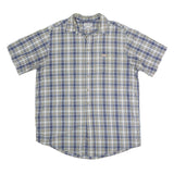CARHARTT Mens Blue & Beige Check Shirt XL Casual Workwear Summer Button Up