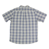 CARHARTT Mens Blue & Beige Check Shirt XL Casual Workwear Summer Button Up