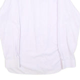 VALENTINO Mens White Plain Shirt 2XL Classic Cotton Button-Down Collar