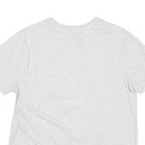 TOMMY HILFIGER Mens White Cotton Blend T-Shirt M Short Sleeve Crew Neck Logo